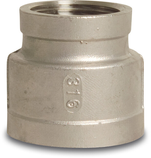 Profec Nr. 240 Reducer socket stainless steel 316 1 1/2" x 1 1/4" female thread 16bar